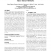 Practical modeling and prediction of radio coverage of indoor sensor networks