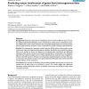 Predicting cancer involvement of genes from heterogeneous data