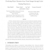 Predicting Object Dynamics from Visual Images through Active Sensing Experiences