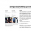 Predicting shoppers' interest from social interactions using sociometric sensors