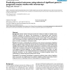 Predicting survival outcomes using subsets of significant genes in prognostic marker studies with microarrays