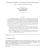Preserving geometric properties in reconstructing regions from internal and nearby points