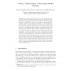 Privacy Vulnerabilities in Encrypted HTTP Streams