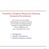 Probabilistic divergence measures for detecting interspecies recombination
