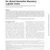 Protein mass spectra data analysis for clinical biomarker discovery: a global review