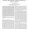 QoS-Driven Power Allocation Over Parallel Fading Channels With Imperfect Channel Estimations in Wireless Networks