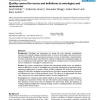 Quality control for terms and definitions in ontologies and taxonomies