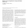 Quality of Service Negotiation for Commercial Medical Grid Services