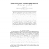 Quantum Simulations of Classical Random Walks and Undirected Graph Connectivity