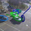 Real time object tracking based on dynamic feature grouping with background subtraction
