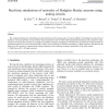 Real-time simulations of networks of Hodgkin-Huxley neurons using analog circuits