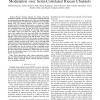 Receive antenna selection for unitary space-time modulation over semi-correlated Ricean channels