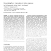 Recognising facial expressions in video sequences