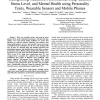 Recognizing academic performance, sleep quality, stress level, and mental health using personality traits, wearable sensors and 