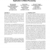 Reconfigurable caches and their application to media processing