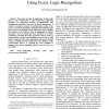 Reconstruction of 3D Solid Models Using Fuzzy Logic Recognition