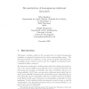 Reconstruction of homogeneous relational structures