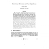 Recurrence relations and fast algorithms