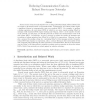 Reducing communication costs in robust peer-to-peer networks