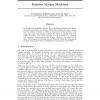 Relative Margin Machines