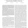 Reliable Routing with QoS Guarantees for Multi-Domain IP/MPLS Networks
