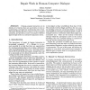 Repair Work in Human-Computer Dialogue