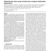 Reporting bias when using real data sets to analyze classification performance