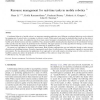 Resource management for real-time tasks in mobile robotics