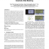 Restoration of out-of-focus lecture video by automatic slide matching