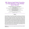 RGF: Receiver-based Greedy Forwarding for Energy Efficiency in Lossy Wireless Sensor Networks