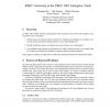 RMIT University at the TREC 2007 Enterprise Track