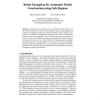 Robot Navigation for Automatic Model Construction Using Safe Regions