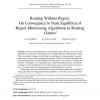 Routing Without Regret: On Convergence to Nash Equilibria of Regret-Minimizing Algorithms in Routing Games
