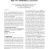 Run-time power-down strategies for real-time SDRAM memory controllers