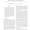 Sample Complexity of Composite Likelihood