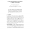 Scenario-Based Generation and Evaluation of Software Architectures