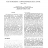 Scene classification with low-dimensional semantic spaces and weak supervision