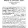 Scheduling with Rate Adaptation under Incomplete Knowledge of Channel/Estimator Statistics