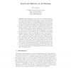 Search and Inference in AI Planning