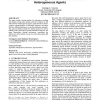 Searching and sharing information in networks of heterogeneous agents