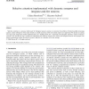 Selective attention implemented with dynamic synapses and integrate-and-fire neurons