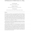Self-deployment of mobile sensors on a ring