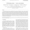 Self-healing systems - survey and synthesis
