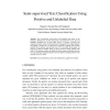 Semi-Supervised Text Classification Using Positive and Unlabeled Data