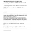 SenToy in FantasyA: Designing an Affective Sympathetic Interface to a Computer Game