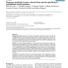 Sequence similarity is more relevant than species specificity in probabilistic backtranslation
