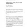 Sequent Calculi for Temporal Logics of Common Knowledge and Belief