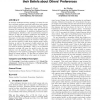 Simultaneously modeling humans' preferences and their beliefs about others' preferences