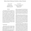 Skeleton based performance prediction on shared networks