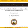 Social Simulation for AmI Systems Engineering